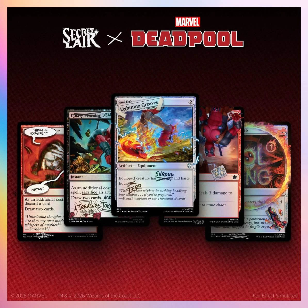 Secret Lair - Marvel's Deadpool - I Fixed It (You’re Welcome)