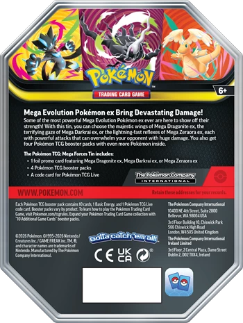 Pokémon - Fall 2026 ex - Tin