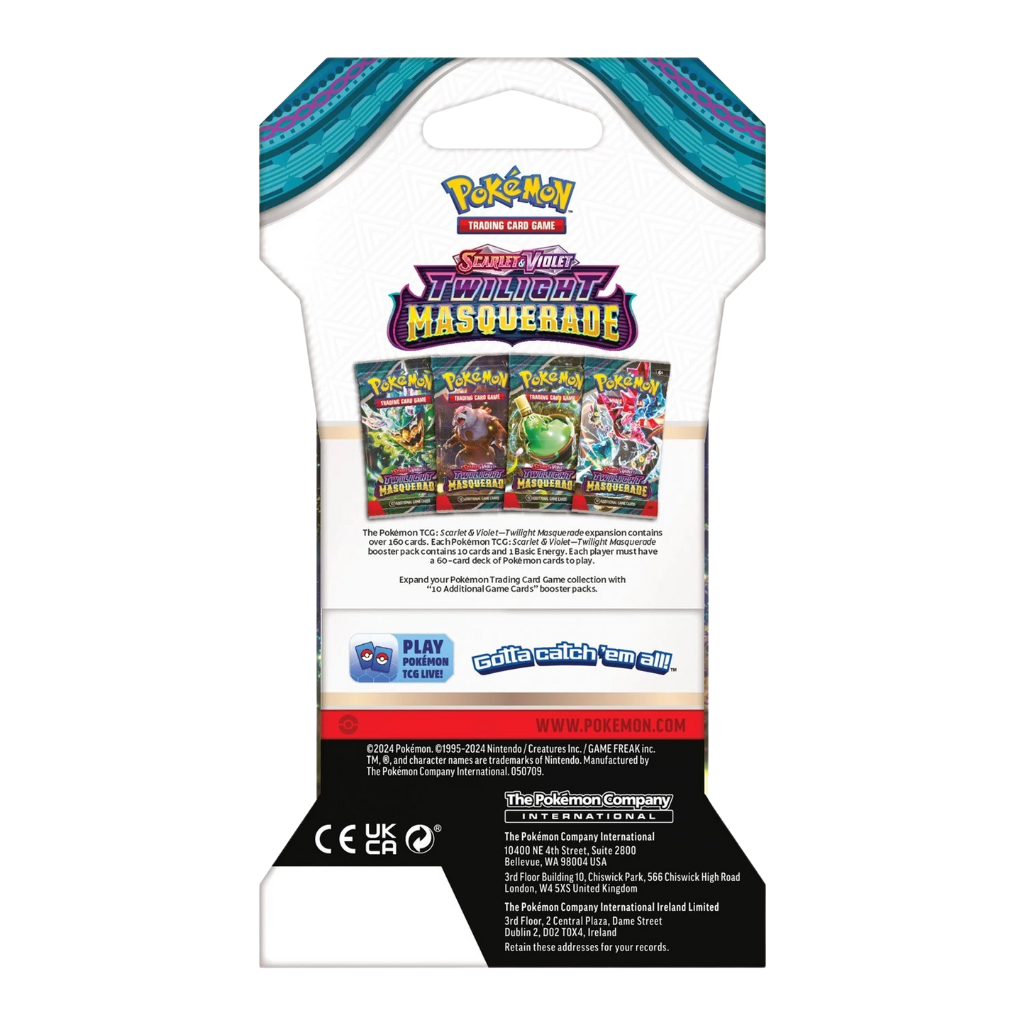 Pokémon - Twilight Masquerade - SV6 - Sleeved Booster [EN]