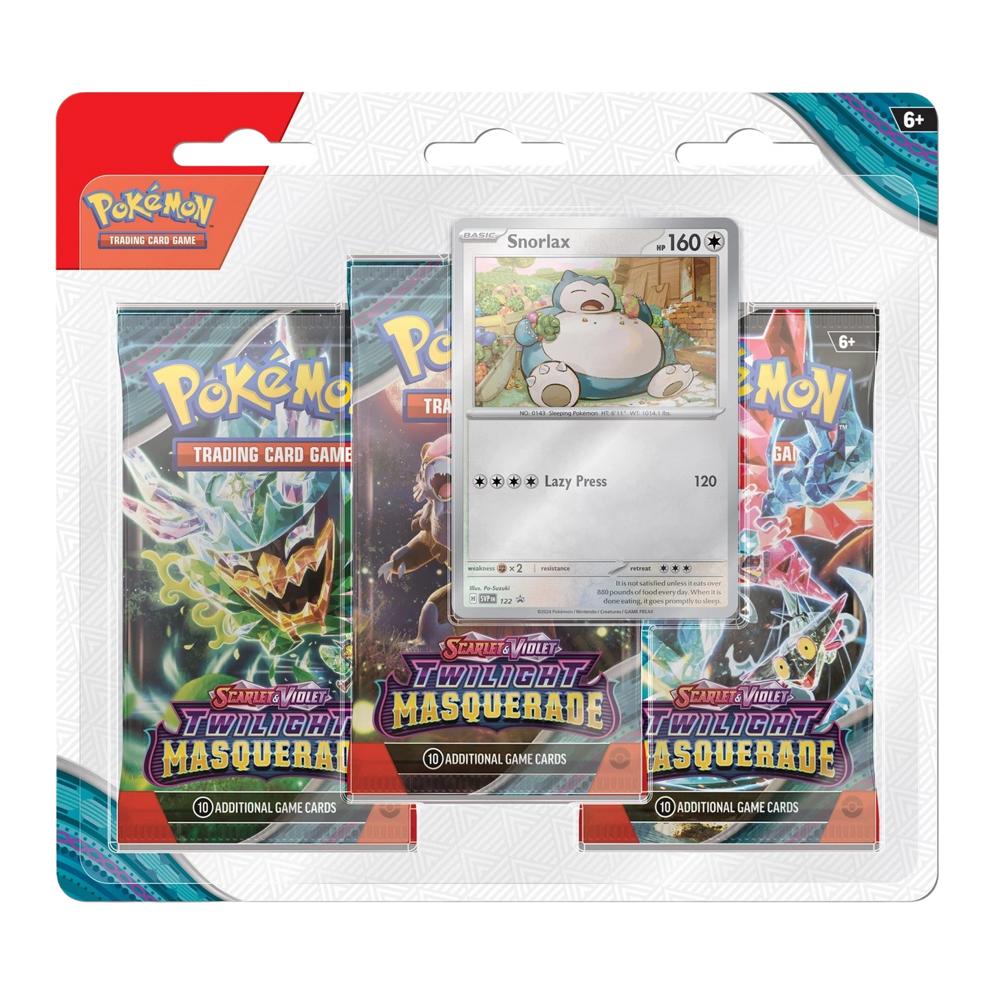 Pokémon - Twilight Masquerade - SV6 - 3-Pack Blister [EN]