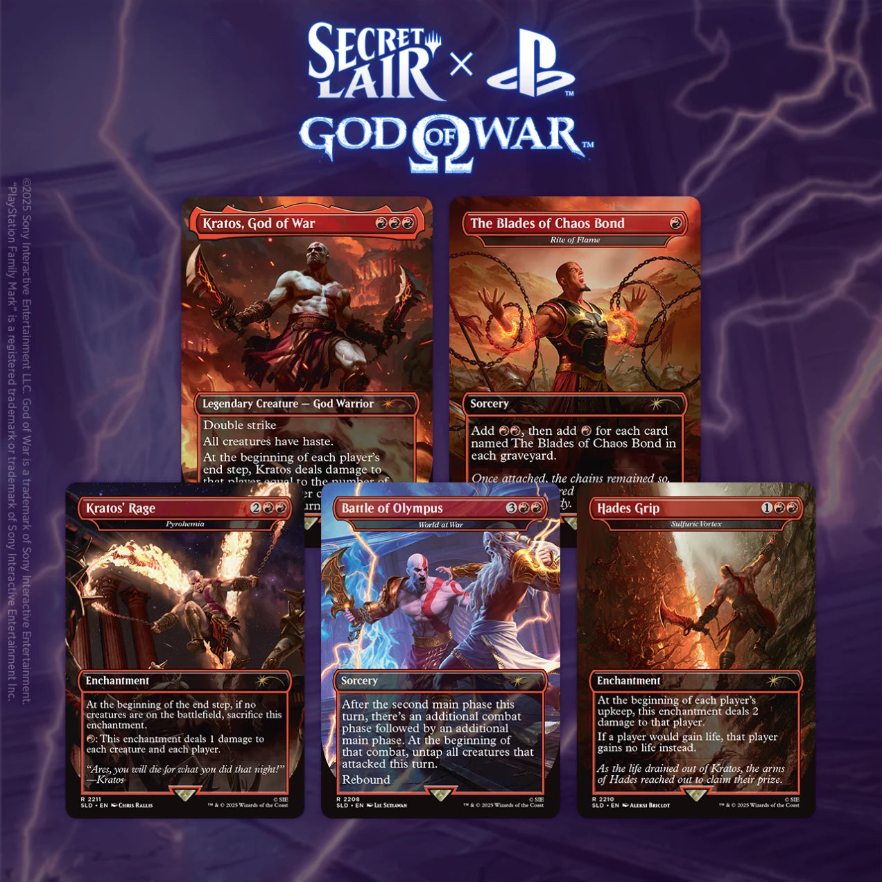 Secret Lair - God of War - Greek