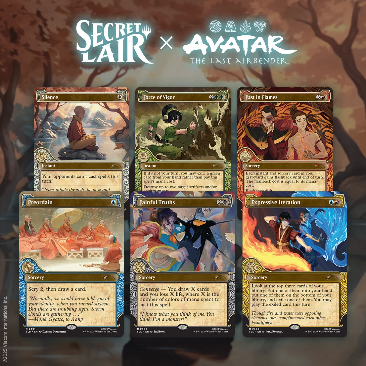 Secret Lair - Avatar: The Last Airbender Superdrop - One with the Elements