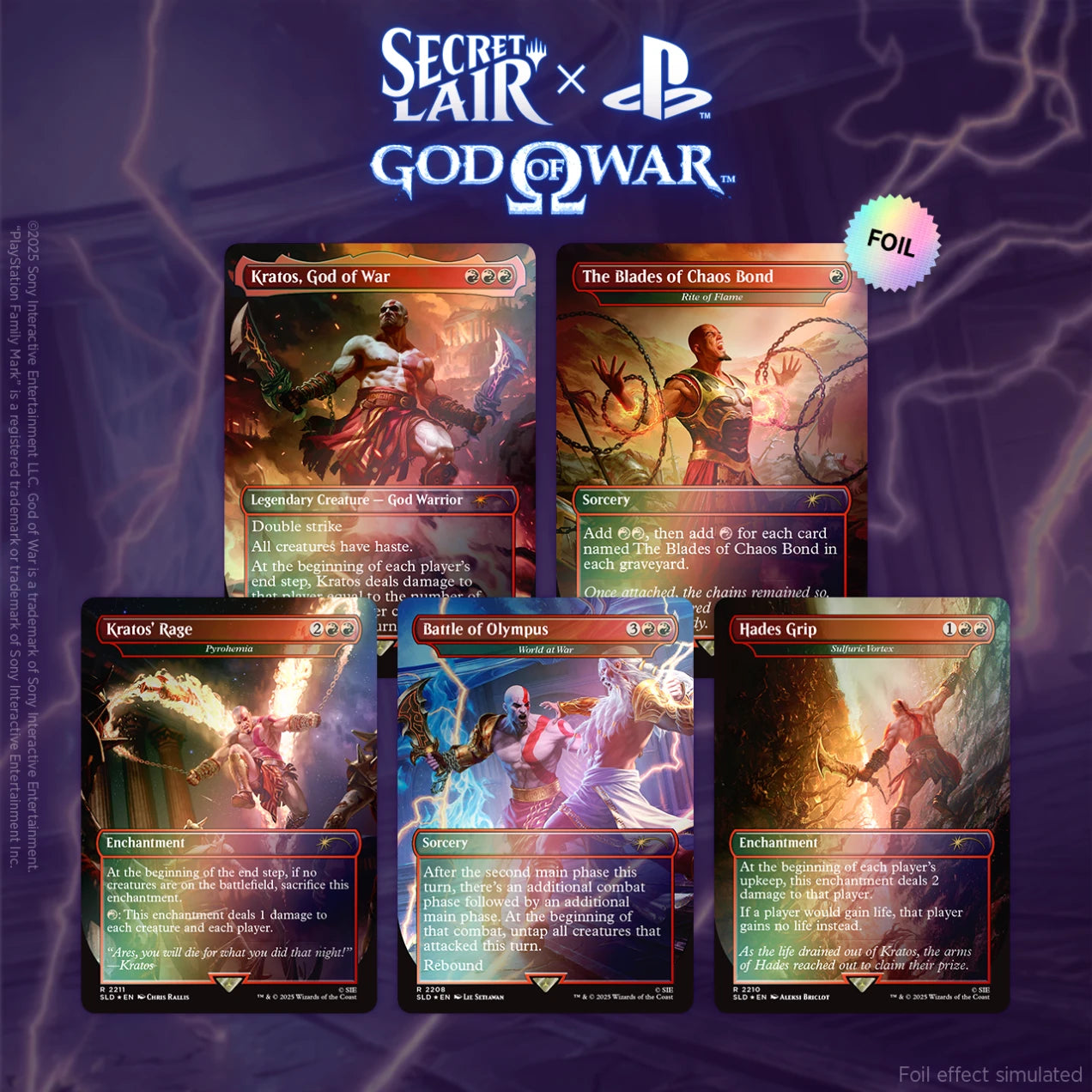Secret Lair - God of War - Greek