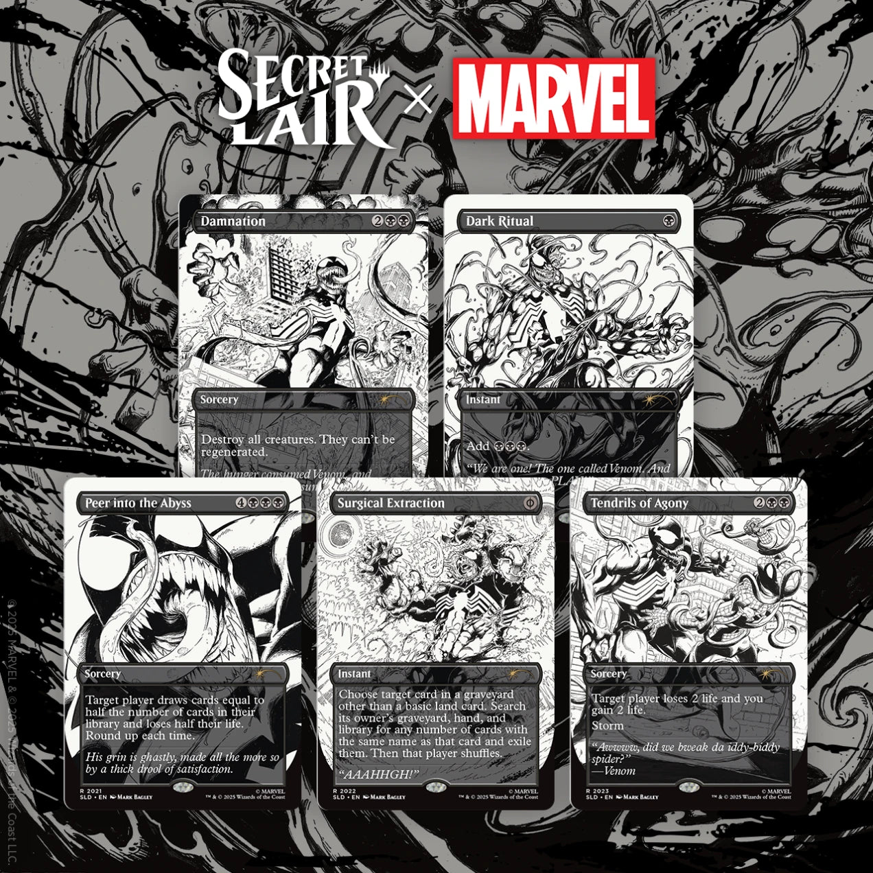 Secret Lair - Marvel's Spider-Man - Venom Unleashed (Inks)