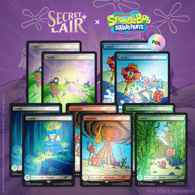 Secret Lair - Our Boss is on Vacation Superdrop - Secret Lair x SpongeBob SquarePants: Lands Under the Sea
