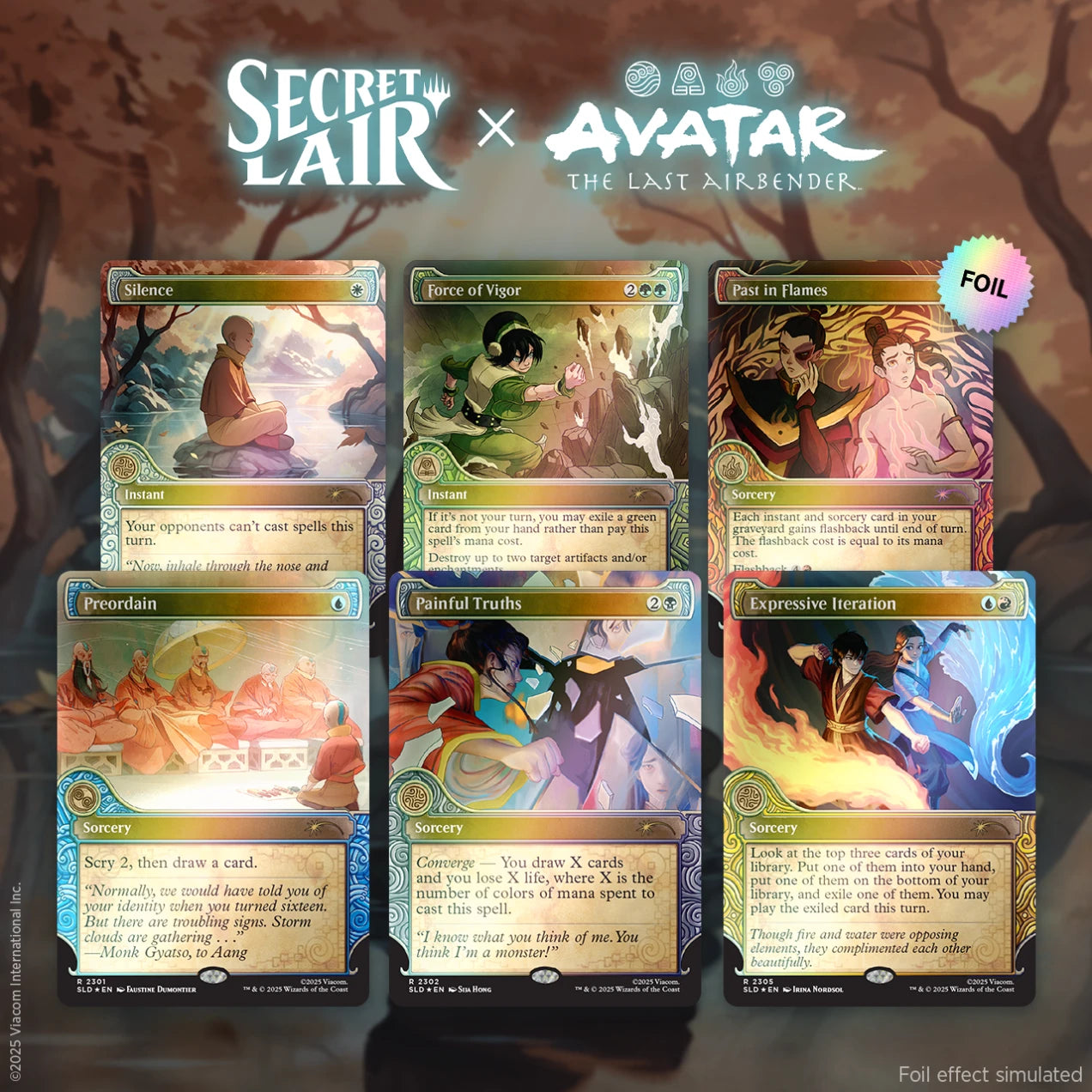 Secret Lair - Avatar: The Last Airbender Superdrop - One with the Elements