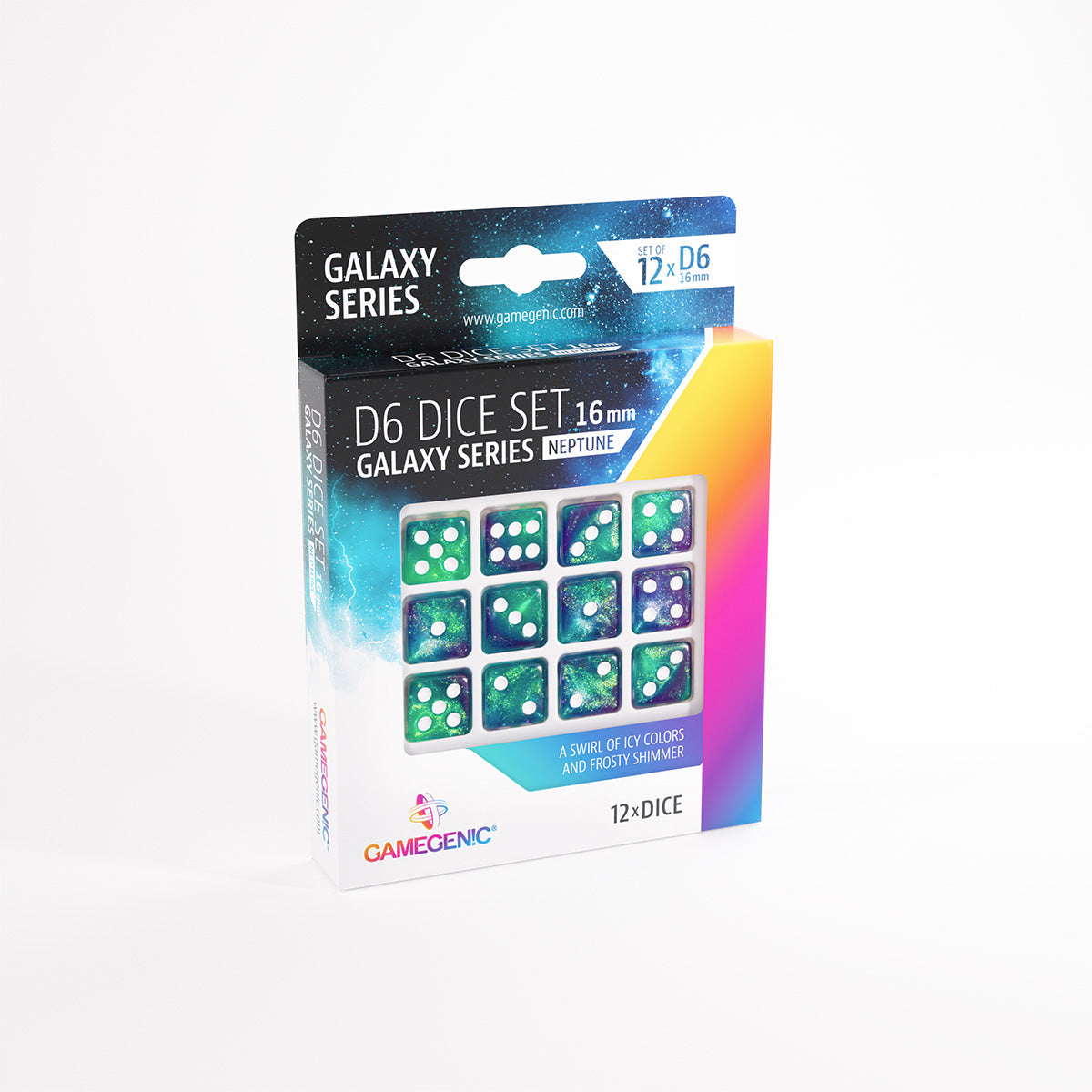 Gamegenic - D6 Dice Set - Galaxy Series (12pcs)