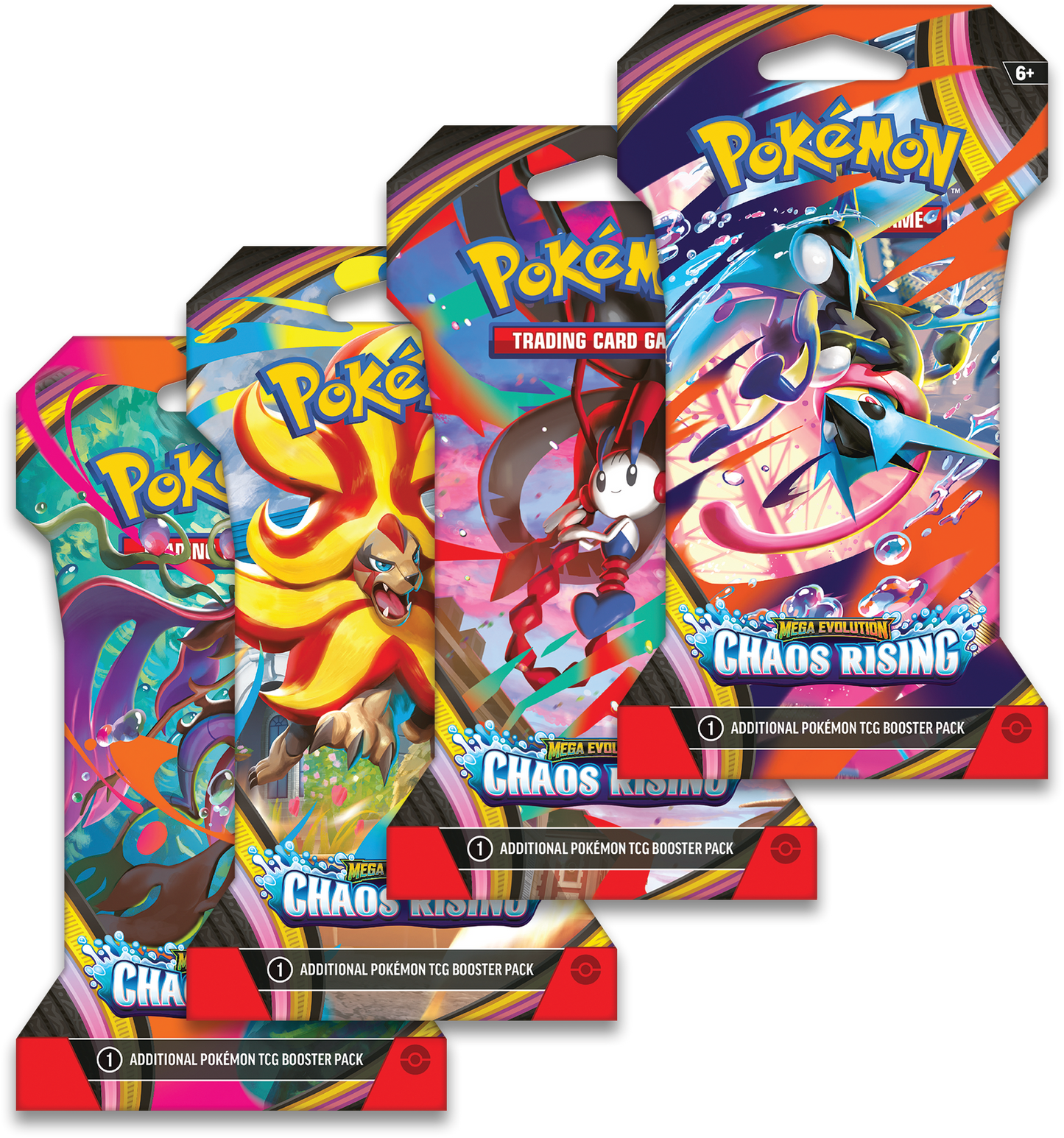 Pokémon - ME04 - Mega Evolution - Chaos Rising - Sleeved Booster