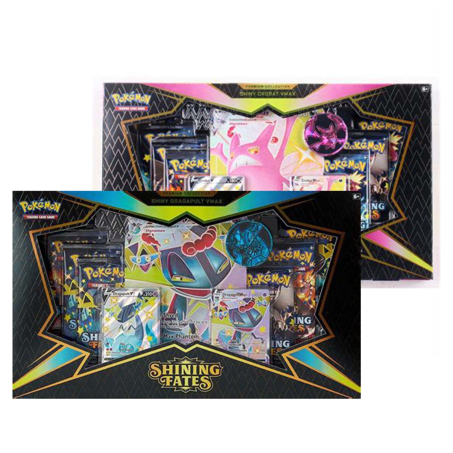 Pokémon - SWSH04.5 - Sword & Shield - Shining Fates - Premium Collection - Shiny Crobat/Dragapult Vmax [EN]