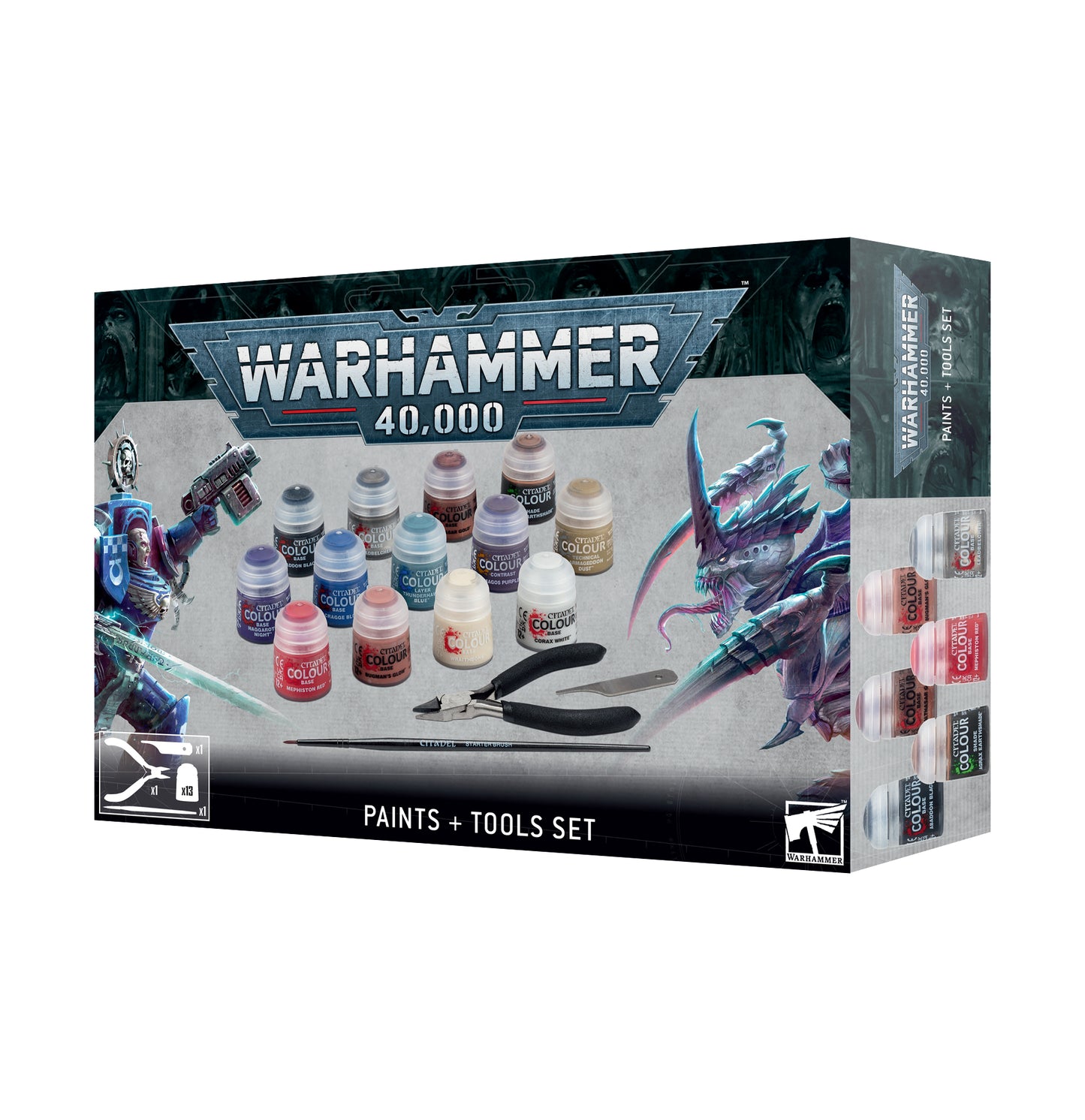 Warhammer: 40'000 - Paints + Tools Set [EN]