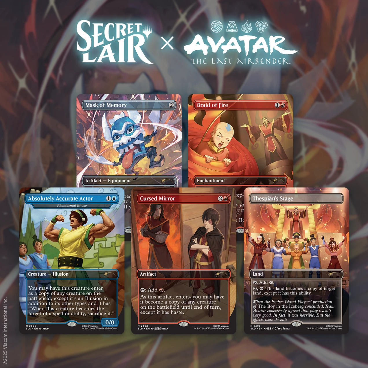 Secret Lair - Avatar: The Last Airbender Superdrop - The Ember Island Players