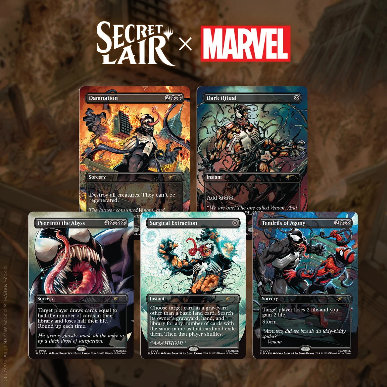 Secret Lair - Marvel's Spider-Man - Venom Unleashed (Colors)