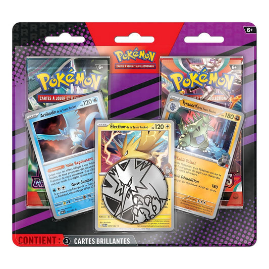 Pokémon - Enhanced 2-Pack Blister - Électhor/Artikodin/Tyranocif de la Team Rocket [FR]