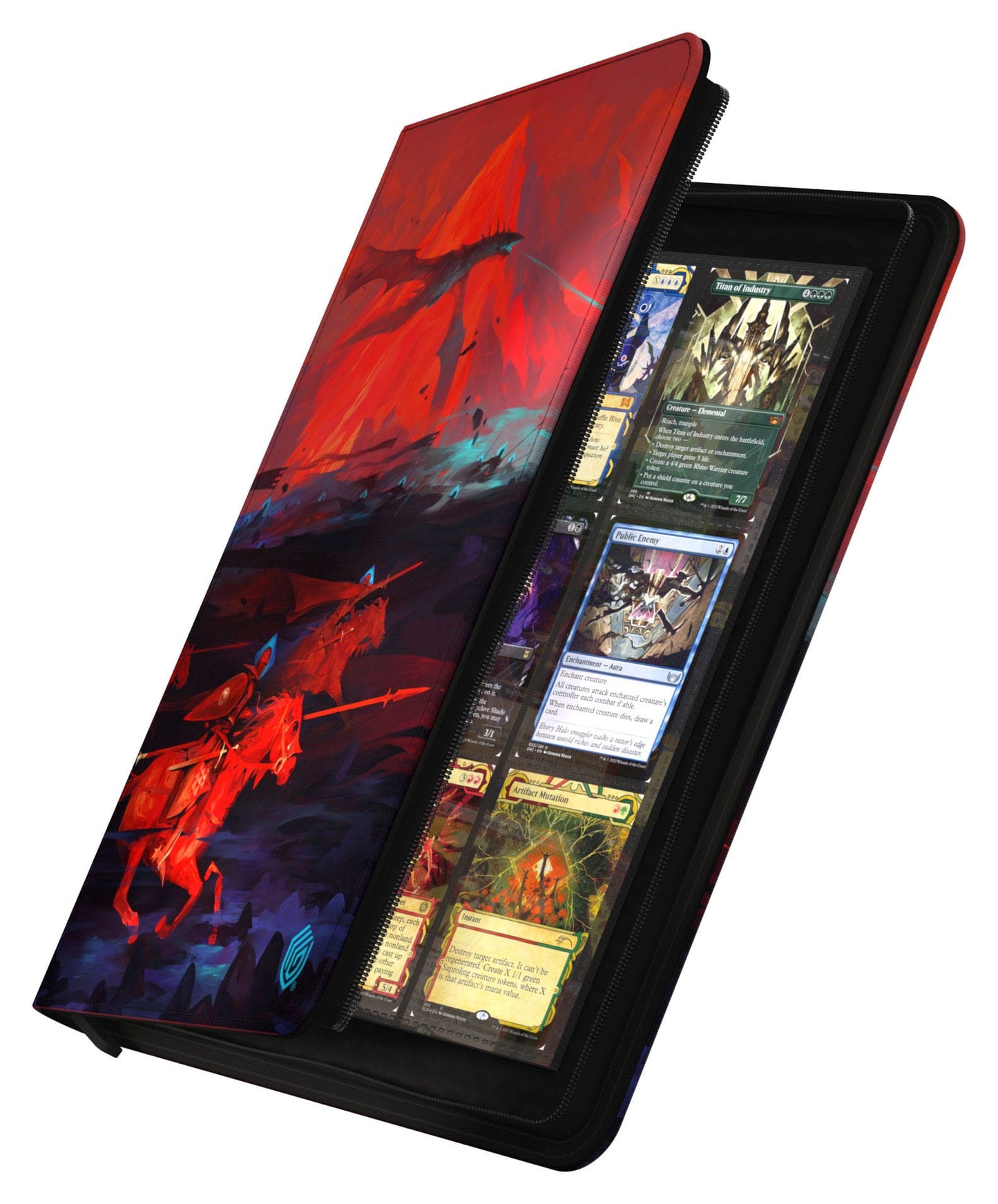 Ultimate Guard - Zipfolio 360 Xenoskin - 18-Pocket - 2024 Exclusive - Dominik Mayer: Crowned With Fire