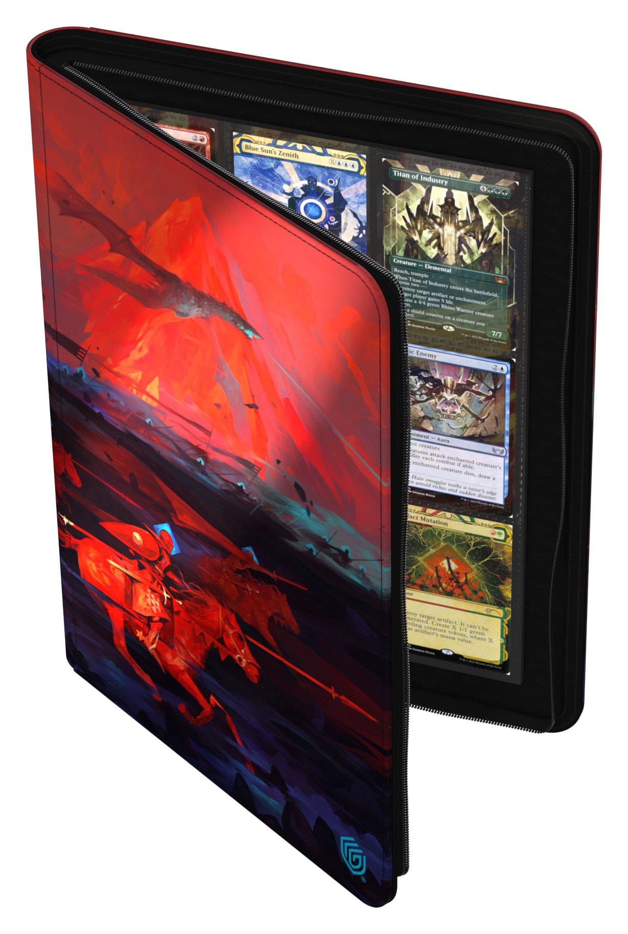 Ultimate Guard - Zipfolio 360 Xenoskin - 18-Pocket - 2024 Exclusive - Dominik Mayer: Crowned With Fire