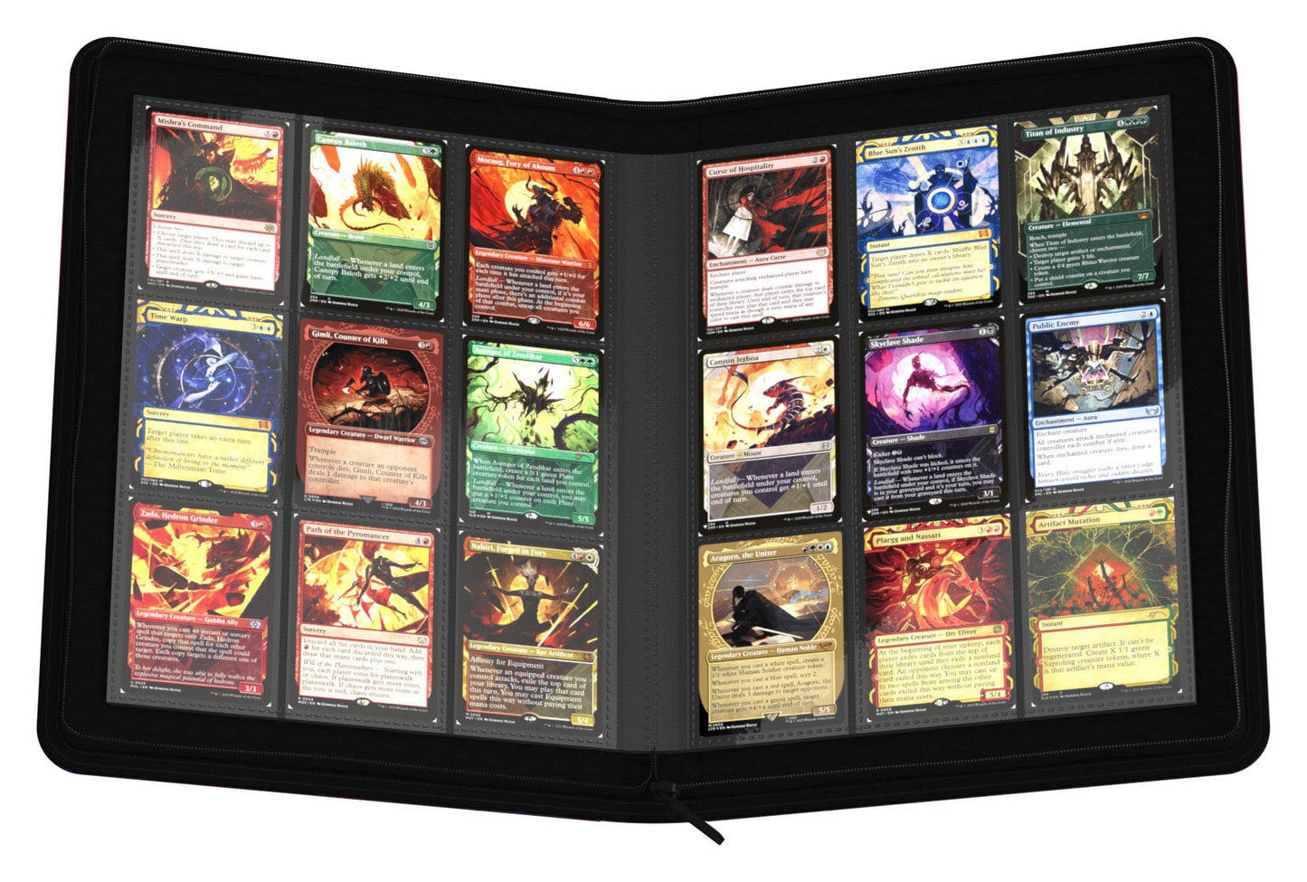 Ultimate Guard - Zipfolio 360 Xenoskin - 18-Pocket - 2024 Exclusive - Dominik Mayer: Crowned With Fire