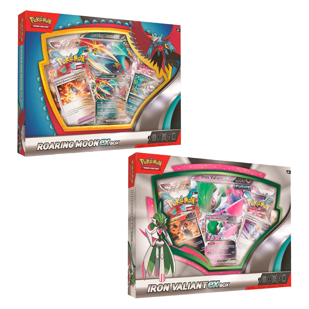 Pokémon - Iron Valiant/ Roaring Moon EX - Box [EN]