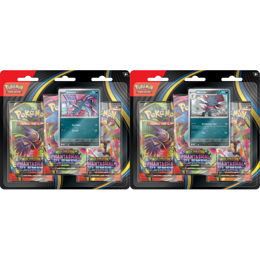Pokémon - ME02 - Mega Evolution - Phantasmal Flames - 3-Pack Blister