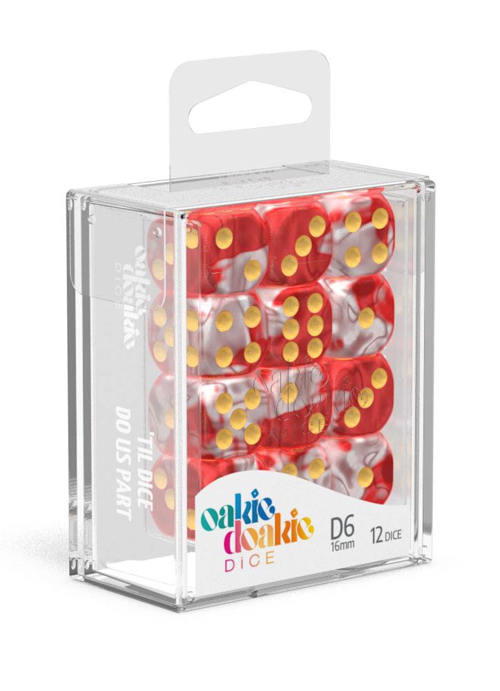 Oakie Doakie Dice - D6 Dice 16 mm Gemidice [12]